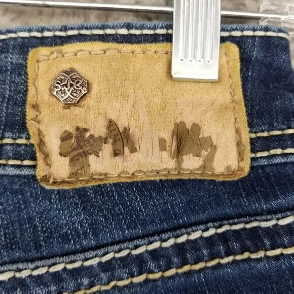 Silver Jeans Womens 26 Blue Suki Capri Cropped Stretch Fluid Denim *Read* - Picture 10 of 14